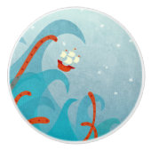 Zee Monster Keramische Knop (Voorkant)