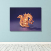 Zee monster "Ketos" Canvas Afdruk (Insitu (Houten vloer))