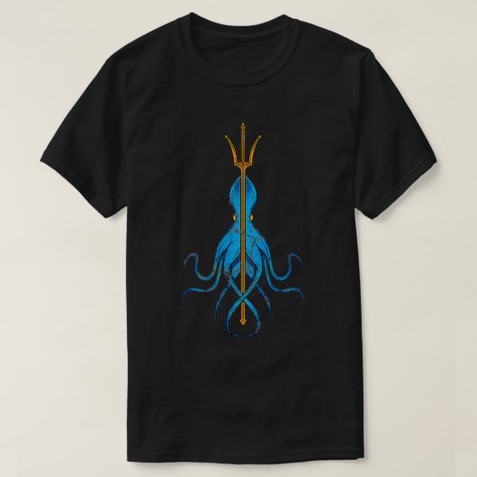 Zee Monster Kraken Trident Pirate Gift Octopus T-shirt (Design voorkant)