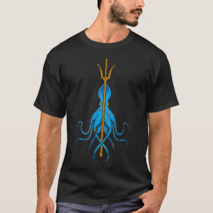 Zee Monster Kraken Trident Pirate Gift Octopus T-shirt