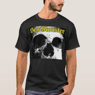 Zee monster Logo met schedel (zwart Shirt) T-shirt