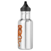 Zee monster octopus - aangepaste tekst waterfles (Rechts)