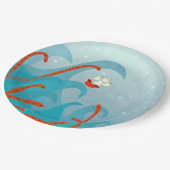 Zee Monster Sailing Boat Papieren Bordje (Gekanteld)