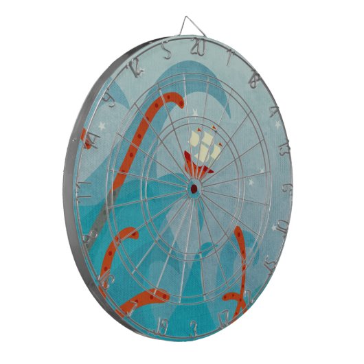 Zee Monster Sailing Dartbord (Voorkant Links)