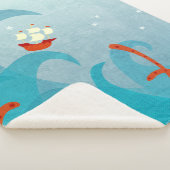 Zee Monster Sailing Sherpa Deken (3/4)