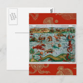  Zee Monsters Briefkaart (Voorkant / Achterkant)