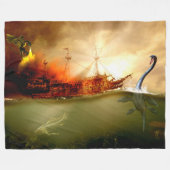 ZEE MONSTERS FLEECE DEKEN (Voorkant (Horizontaal))