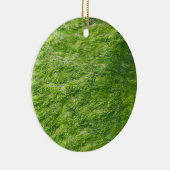 Zee Mos Groen Natuur Grass Beach Nautisch Keramisch Ornament (Rechts)