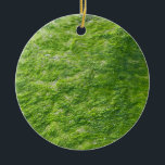 Zee Mos Groen Natuur Grass Beach Nautisch Keramisch Ornament<br><div class="desc">Ontworpen met koele strandfoto van zee mos!</div>