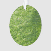 Zee Mos Groen Natuur Grass Beach Nautisch Ornament (voorkant)