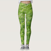 Zee Moss Groen Natuur Nautische Kust Schattige Mei Leggings (Voorkant)