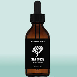 Zee Moss Serum druppelaar Flaconetiketten Etiket