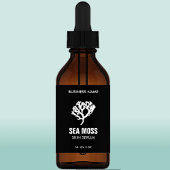 Zee Moss Serum druppelaar Flaconetiketten Etiket