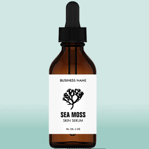 Zee Moss Skin Serum Labels