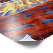 Zee na zonsondergang | Piet Mondrian | Foto Afdruk (Hoek)