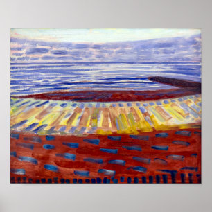 Zee na zonsondergang   Piet Mondrian   Poster