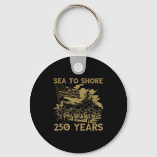 Zee naar kust 250 jaar 250ste verjaardag usa manne sleutelhanger
