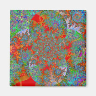 "Zee ... Naar mijn tuin" ~ Abstracte Art Print Magneet