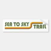 Zee naar Sky Trail British Columbia Bumpersticker (Voorkant)