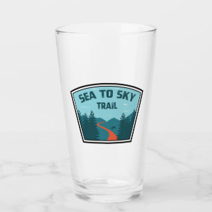 Zee naar Sky Trail British Columbia Glas