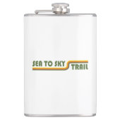 Zee naar Sky Trail British Columbia Heupfles (Voorkant)