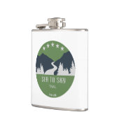 Zee naar Sky Trail British Columbia Heupfles (Links)