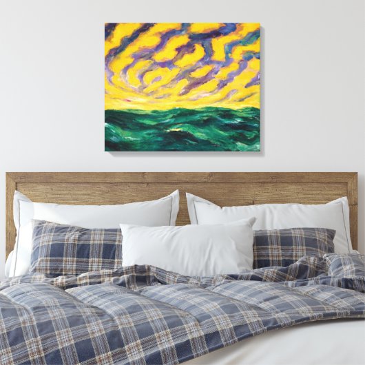 Zee najaar | Emil Nolde | Canvas Afdruk (Insitu (Slaapkamer))
