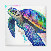 Zee Natuur zeestrand Magneet (Voorkant)