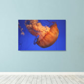 Zee netelroos canvas afdruk (Insitu (Houten vloer))