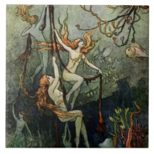 “Zee Nimfen” door Warwick Goble