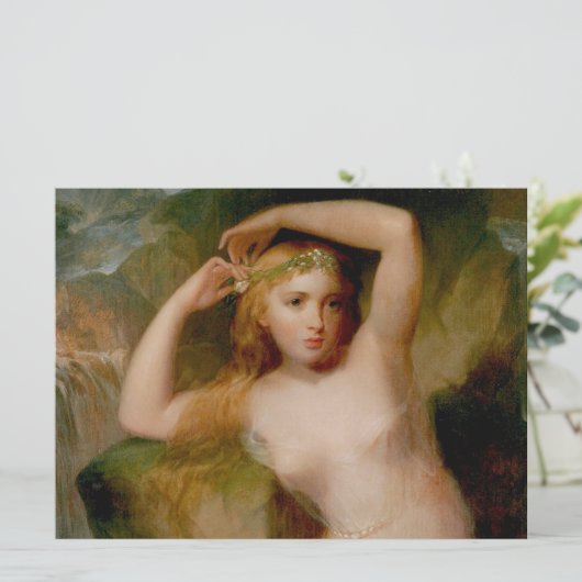 Zee Nymph (door Thomas Sully) Kaart (Staand voorkant)