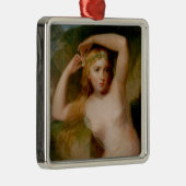 Zee Nymph (door Thomas Sully) Metalen Ornament (Rechts)