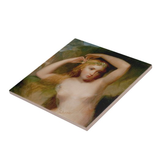 Zee Nymph (door Thomas Sully) Tegeltje (Zijkant)