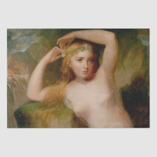 Zee Nymph (door Thomas Sully) Tissuepapier (Voorkant)