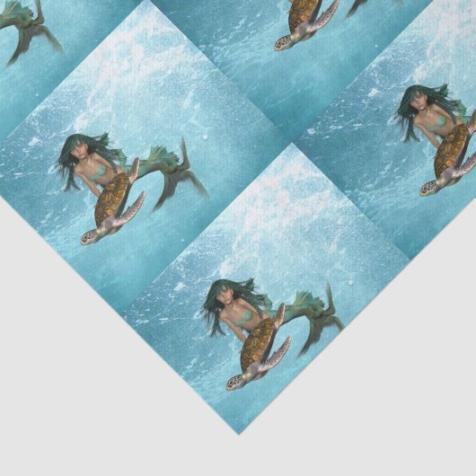 Zee Nymph Tissuepapier (Detail)