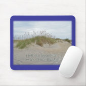 Zee Oats on Sand Dune Outer Banks NC Muismat (Met muis)