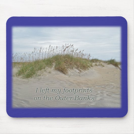 Zee Oats on Sand Dune Outer Banks NC Muismat (Voorkant)
