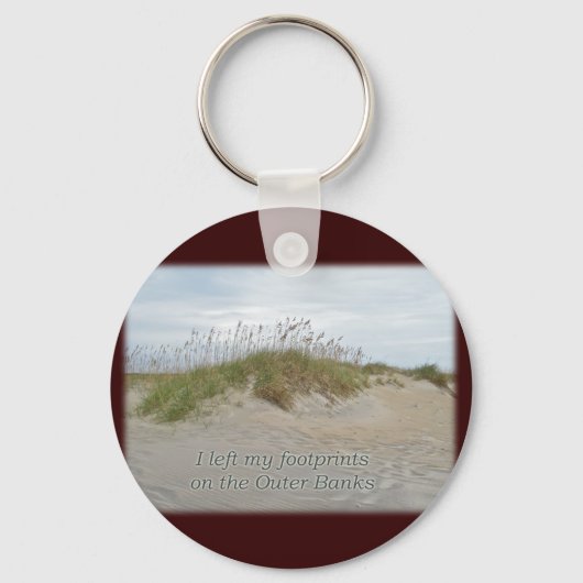 Zee Oats on Sand Dune Outer Banks NC Sleutelhanger (Voorkant)