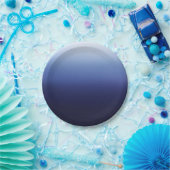 Zee Oceaan Blauwe Moderne Minimale Strand Bruidsdo Papieren Bordje (Feest)