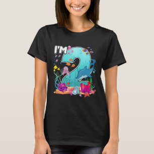 Zee oceaan is kinder i'm 2 verjaardag jongens 2 ja t-shirt