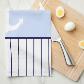 Zee oceaan theedoek (Quarter Fold)