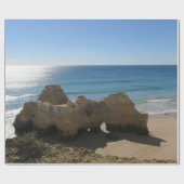 zee, oceaan, water, natuur, landschap, strand, cadeaupapier (Vlak)