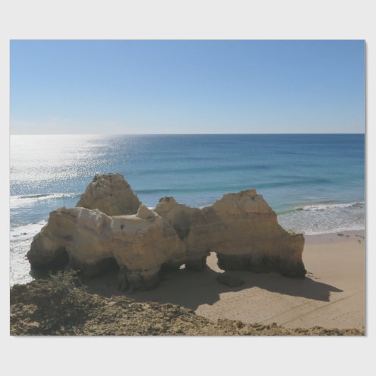 zee, oceaan, water, natuur, landschap, strand, cadeaupapier (Vlak)