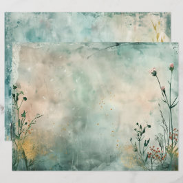 Zee Oceaan Zeemeermin Junk Journal Scrapbook Paper