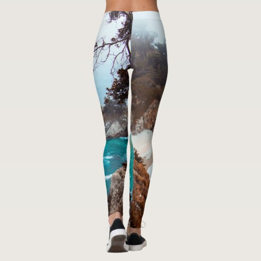 zee oceaanblauwe leggings (Achterkant)