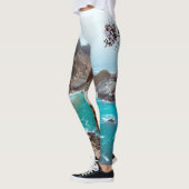 zee oceaanblauwe leggings (Links)