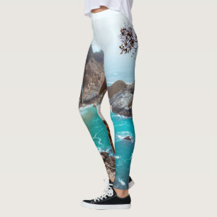 zee oceaanblauwe leggings