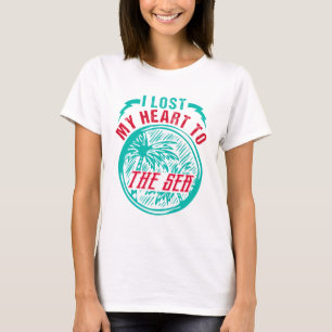 Zee oceaanstrand t-shirt