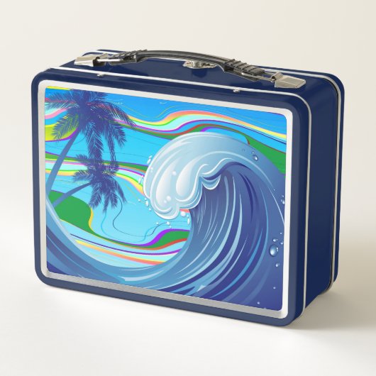 Zee Ocean big Wave Water (Achterkant)