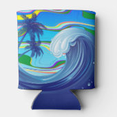 Zee Ocean big Wave Water Blikjeskoeler (Achterkant)